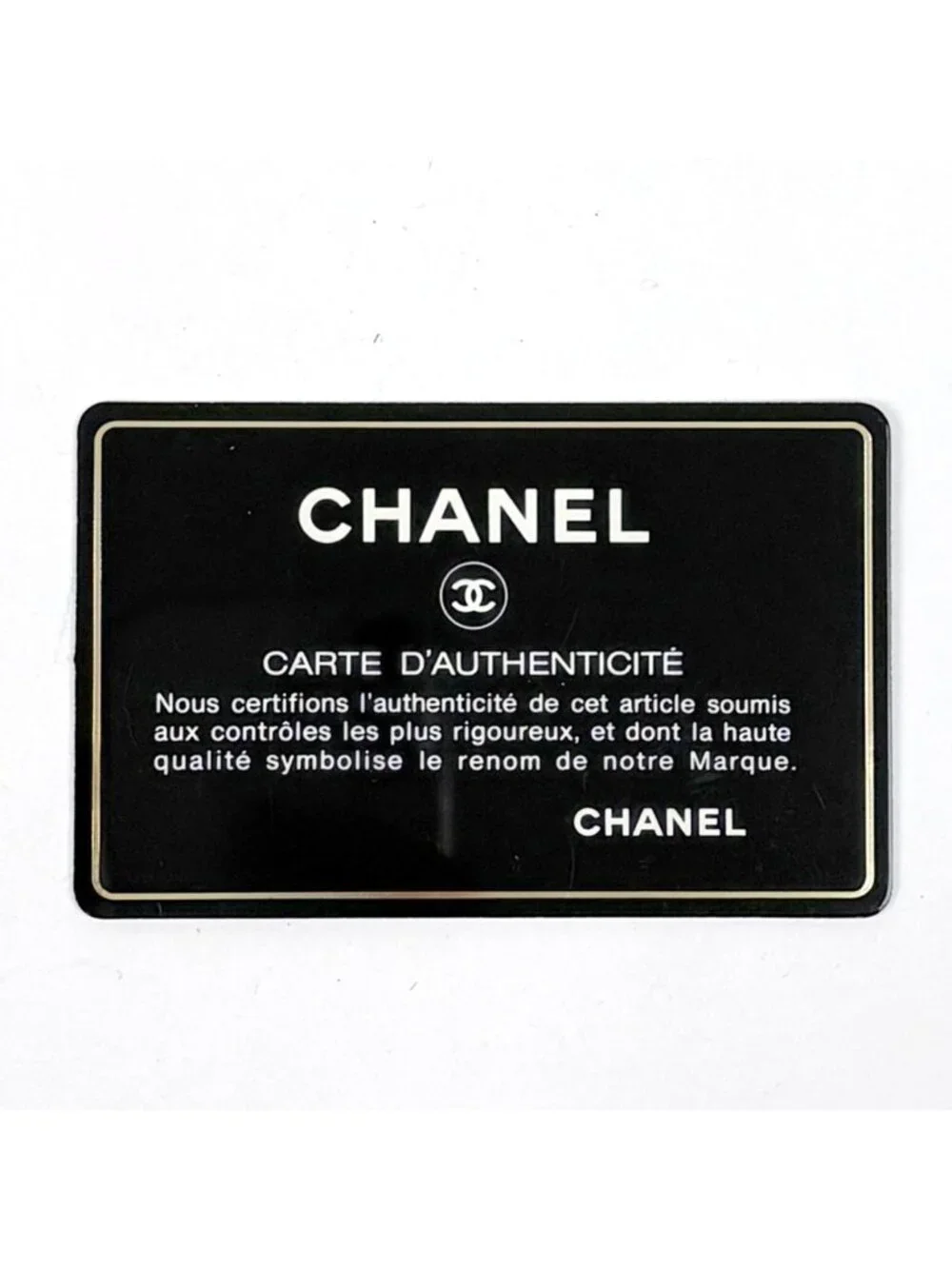 Chanel Reissue Tote Handbag CC Logo Caviar Leather Black
